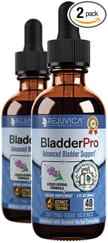 Rejuvica Health BladderPro for Men and Women - Bladder Support Supplement - Liquid Delivery for Better Absorption - Pumpkin Seed Uva Ursi Goldenrod and More