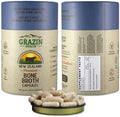 Freeze-Dried Grass-Fed Bovine Bone Broth Capsules – 3000mg Per Serving – Collagen Protein &amp Amino Acids – Pasture-Raised in New Zealand Manufactured in USA – 30 Servings