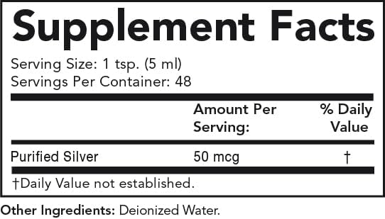 Olympian Labs Colloidal Silver 8floz 45 Servings - 10ppm Purified Bioavailable Silver Immune Support