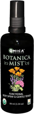 Botanica Mist Biodynamic Functional Body Spray &amp Gentle Toner (3.34 oz / 99 ml)