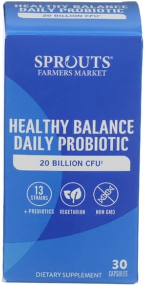 Sprouts Healthy Balance Daily Probiotic 20 Billion CFU