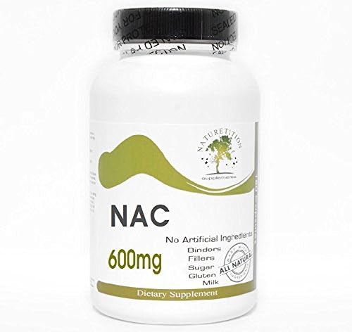NAC N-Acetyl Cysteine 600mg ~ 180 Capsules - No Additives