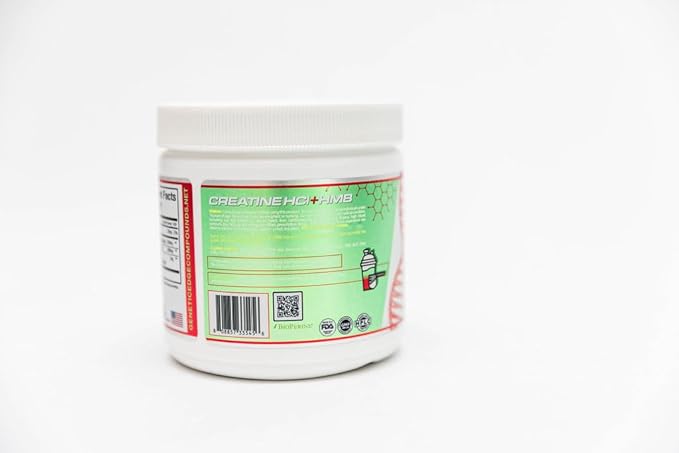 Creatine HCl + HMB for Athletes – Performance &amp Recovery Formula – 2g Creatine HCl 2.5g HMB – Fast Absorption No Bloat No Loading – 30 Servings – GEC (Standard Strawberry Kiwi)