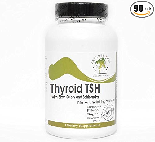 Thyroid TSH with Birch Selery and Schizandra ~ 90 Capsules - No Additives ~ Naturetition Supplements