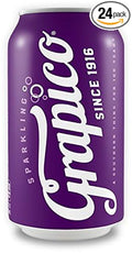 2 Set of 12 - Grapico Sparkling Grape Soda - 12 oz cans 1 Count Pack of 24