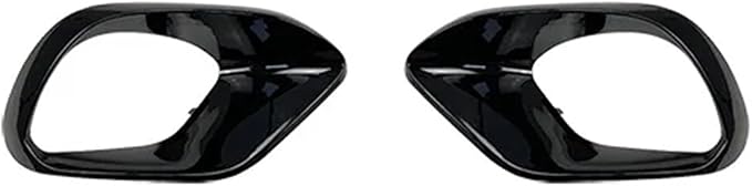 2020 to Up Compatible with Benz CLA W118 C118 Cla45 AMG Front Lip Bumper Side Hood Fog Lamp Light Cover Spoiler Air Vent Frame Trim (Color : Fog Lamp Carbon Look) binbin06792 store