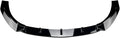 Car Front Bumper Lip Compatible for Mercedes CLA Class C118 CLA45 AMG 2019-2023 Spoiler Splitter Body Kits Diffuser Canard Lip(Color:Glossy Black)