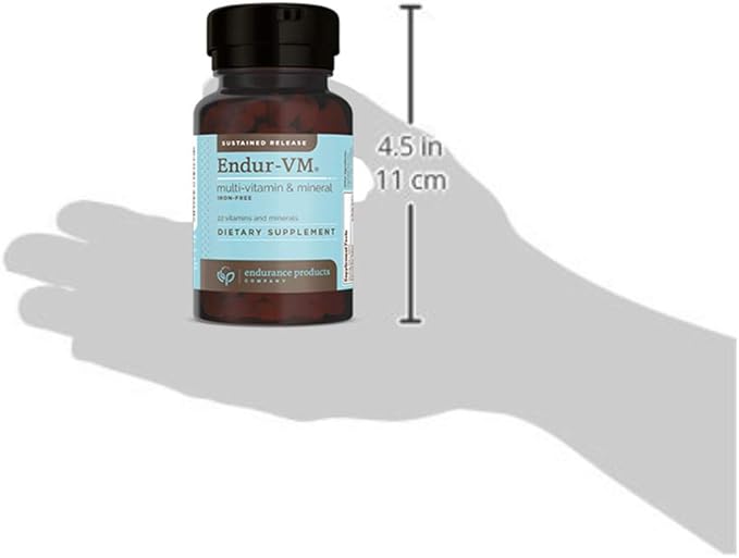 ENDUR-VM - Multivitamin Vitamin A C D E B12 &amp Zinc (Without Iron) SR (Sustained Release) 22 Essential Nutrients to Support Overall Wellness for Men &amp Postmenopausal Women - 150 Tablets