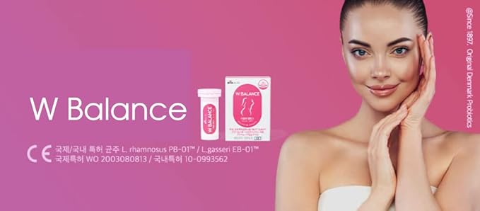 Women’s Balance Probiotics (1 Box of 28 Capsules) Premium Denmark Probiotics for Feminine Health Specially Formulated and Patented Denmark Probiotics