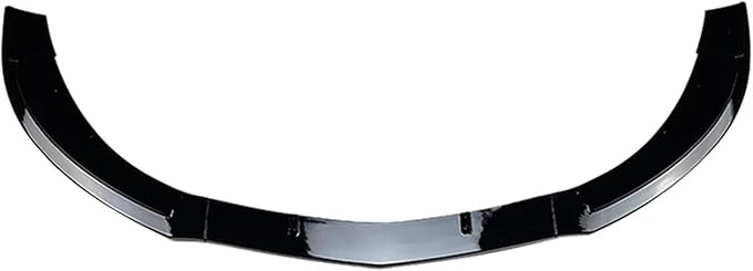 DYXN Front Bumper Fixed Front Lip Chin Spoiler Splitter Compatible for CLA Class C117 CLA200 260 CLA45 AMG 2013-2015(Gloss Black)