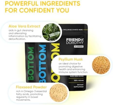 Muscle &amp Digestive Support Bundle Support Recovery and Gut Confidence - 60 Muscle Gummies &amp 45 Fiber Capsules