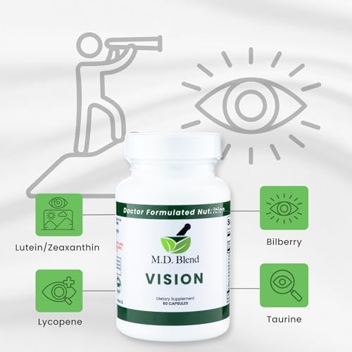 Vision Expertly Formulated Lutein and Zeaxanthin Supplements for Eye Health AREDS2 Preservision Support Astaxanthin Zinc Thiamine Eye Vitamins A &amp C - 90 Capsules (Pack of 3)