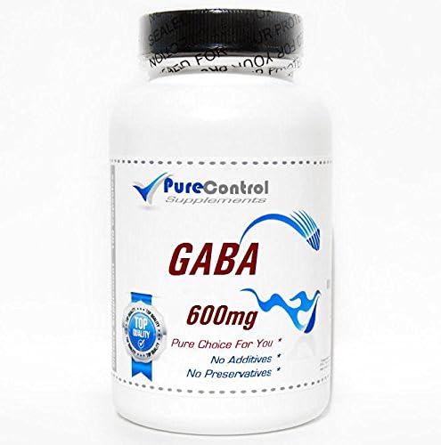 GABA 600mg // 180 Capsules // Pure // by PureControl Supplements