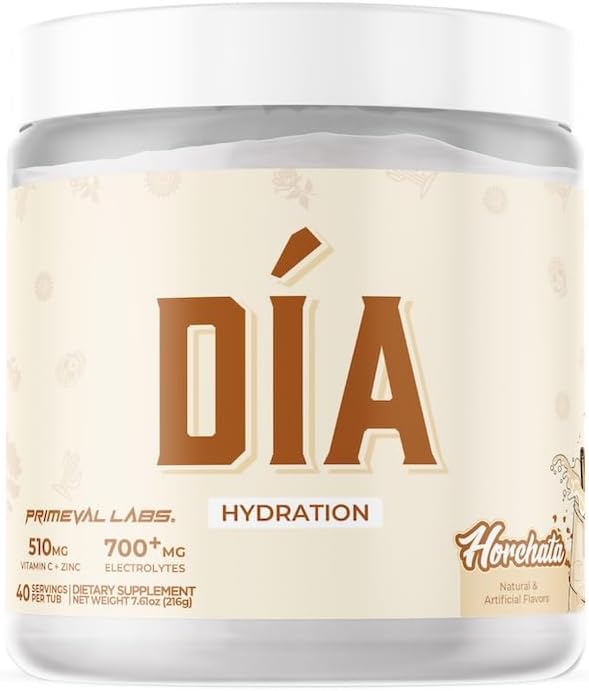 DIA Hydration Electrolyte + Immunity Powdered Drink Mix | Latino Aguas Frescas Flavors | Vitamin C Zinc &amp Taurine | Low Sugar 1 gram per serving | Daily Hydration Drink Mix | 40 Servings | Horch