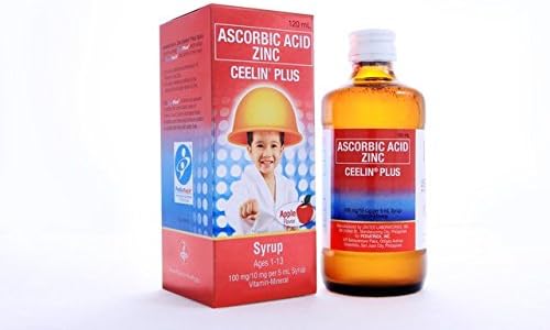 2 Ceelin Plus (Ascorbic Acid and Zinc) 2x120ml