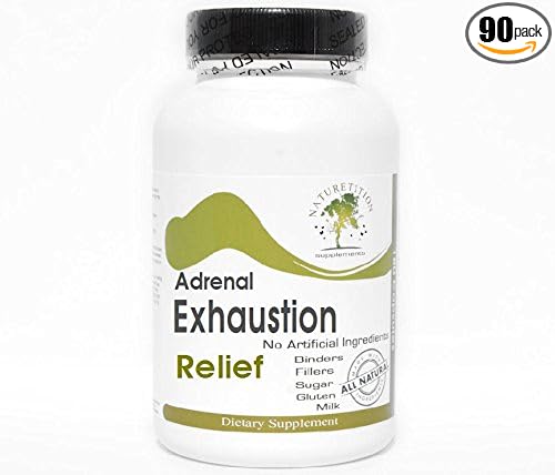 Adrenal Exhaustion Relief ~ 90 Capsules - No Additives ~ Naturetition Supplements