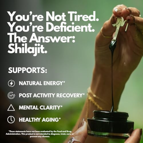 Chuga Pure Himalayan Shilajit for Men &amp Women | Organic Shilajit Harvested 16000 Feet | Lab Tested in USA 74+ Fulvic Acid Grade A Immune Booster Shilajit Resin 35 Grams 175 Servings (Pack of