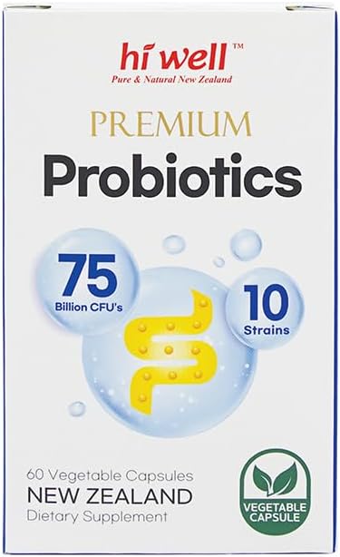(Pack of 3) Hi Well Premium Probiotics 60Vegetarian Capsules