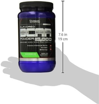 Ultimate Nutrition Flavored BCAA Powder - Caffeine Free with 3g Leucine 1.5g Valine 1.5g Isoleucine - Post Workout Amino Acid Supplement Grape 60 Servings