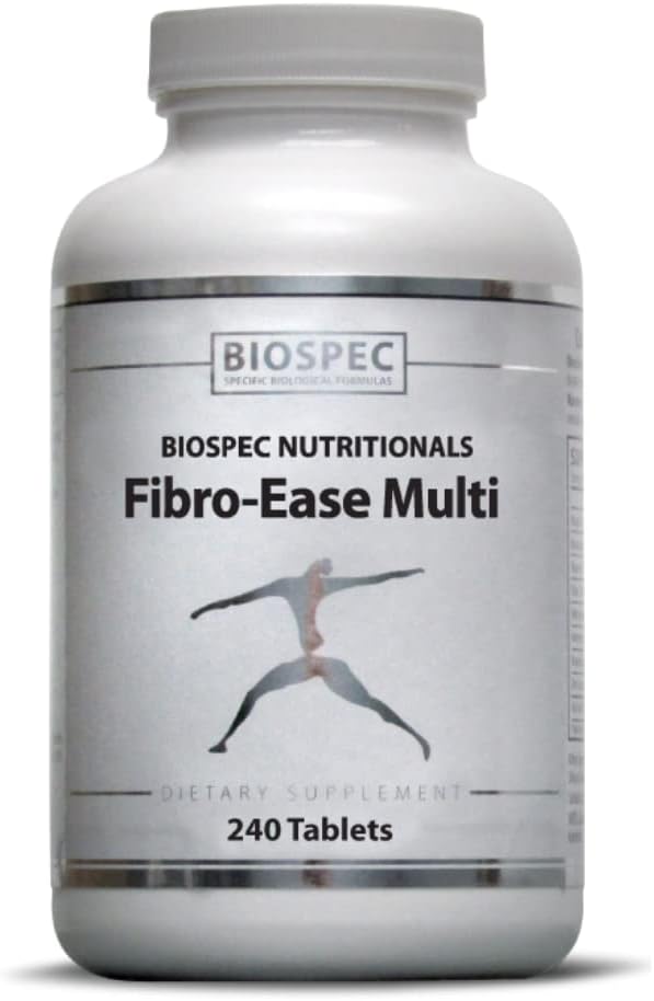 BIOSPEC NUTRITIONALS Fibro-Ease Multi - Contains Essential Vitamins &amp Minerals - Support Energy Production &amp General Health (240 Tablets)