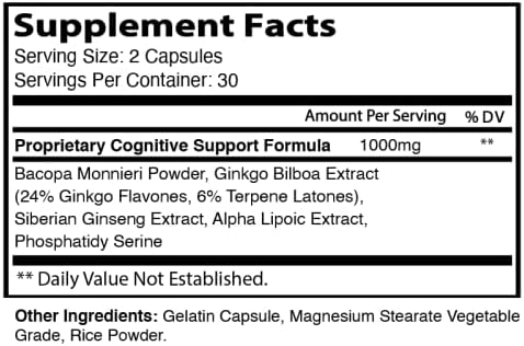 Neurofy Cognitive Support Nootropic Pills Supplement (2 Pack)