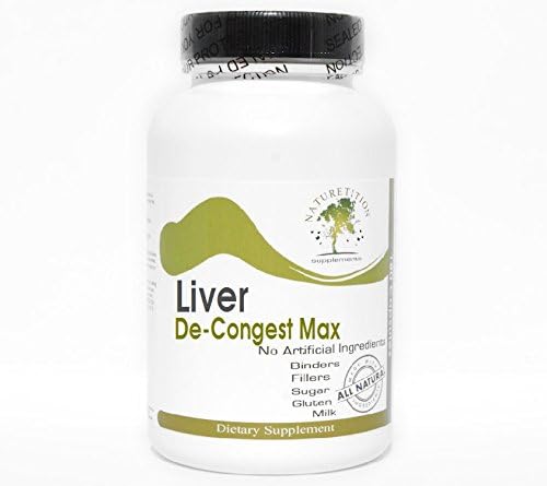 Liver De-Congest Max ~ 90 Capsules - No Additives ~ Naturetition Supplements