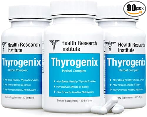 Thyroid Function Supplement - 3 bottles-90 Capsules - Adrenal Glands Support-Hormonal Balance Support