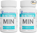 Systemic Formulas MIN Multi Mineral Plus – 60 Capsules | Essential Mineral Complex for Daily Wellness Cellular Replenishment &amp GeoMetal™ Keychain Pill Holder (60 Capsules Pack of 2)