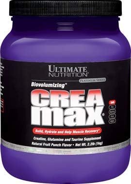Ultimate Nutrition CreaMax Flavored Creatine Monohydrate Powder with 5g Creatine 5g Glutamine and 5g Taurine Fruit Punch 2.2 Pounds