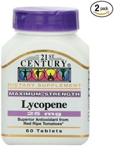 21st Century Lycopene 25 Mg Tablets 60-Count (Pack of 2) by 21st Century