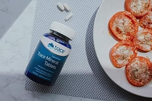 Trace Minerals ConcenTrace Trace Minerals Tablets - Daily Supplement for Overall Wellness - Natural Energy Bone Strength Healthy Connective Tissue &amp Immune System Support - 90 Count (30 Servings