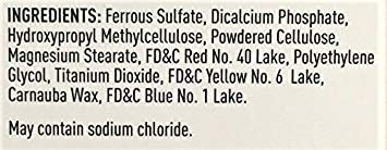 Walgreens Iron Slow Release High Potency Ferrous Sulfate 45mg Tablets 120 ea