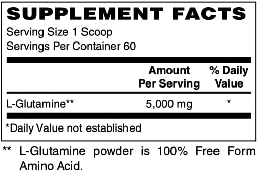 Netrition Clean Fit Freeform L-Glutamine Powder