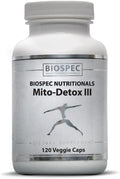 BIOSPEC NUTRITIONALS Mito-Detox III - N-Acetyl Cysteine (NAC) Acetyl L-Carnitine Alpha Lipoic Acid (ALA) Co-Q-10