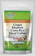 Ginger Rhubarb Costa Rica Decaf Coffee (Gourmet Naturally Flavored Whole Coffee Beans) (16 oz ZIN: 564311)