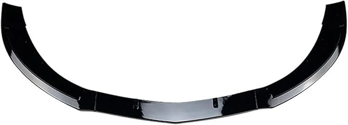 Kiyah Car Front Bumper Spoiler Protector Plate Lip Body Kit Compatible for Mercedes Benz CLA-Class C117 CLA200 260 CLA45 AMG 2013 2014 2015(Glossy Black)