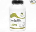 Soy Lecithin 1350mg ~ 100 Capsules - No Additives ~ Naturetition Supplements