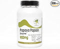Papaya Papain Enzyme 900mg ~ 200 Capsules - No Additives ~ Naturetition Supplements