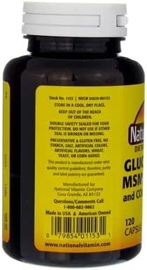 Nature's Blend Glucosamine/MSM Complex Capsules - 120 ct Pack of 5