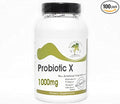Probiotic X Max 1000mg - 10 to 50 Billion Live Probiotic Cultures ~ 100 Capsules - No Additives ~ Naturetition Supplements