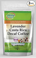 Lavender Costa Rica Decaf Coffee (Gourmet Naturally Flavored Whole Coffee Beans) (8 oz ZIN: 553545) - 3 Pack