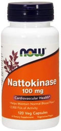 Now Foods Nattokinase 100 mg - 120 Vcaps ( Multi-Pack)