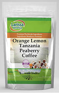 Orange Lemon Tanzania Peaberry Coffee (Gourmet Naturally Flavored Whole Coffee Beans) (8 oz ZIN: 562545)