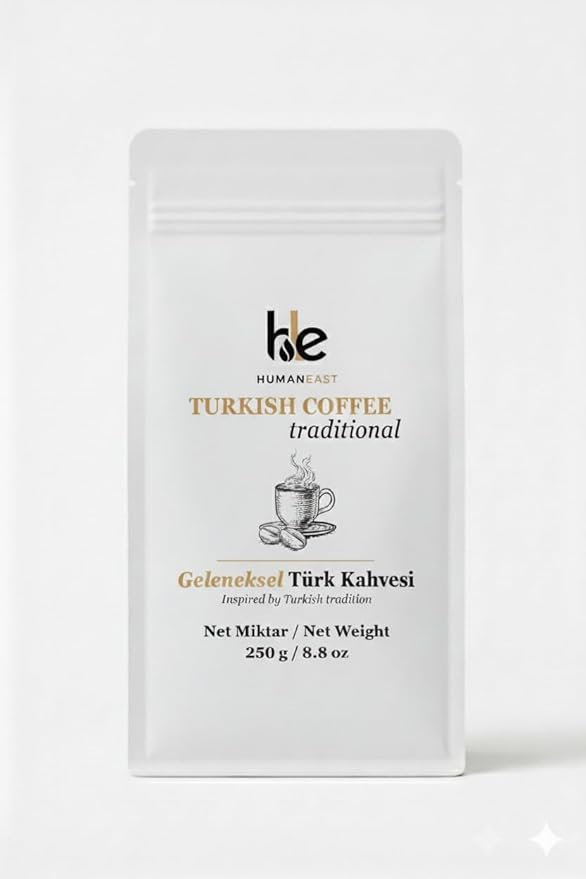 Humaneast Turkish Coffee Finely Ground Arabica Coffee 250 g (8.8 oz)
