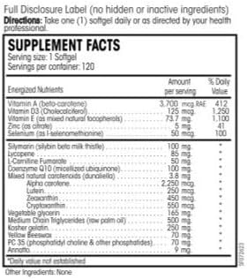 PERQUE Liva Guard Forte 120 Softgels – Herbal &amp Antioxidant Formula for Liver Function &amp Detox – Supports Metabolic &amp Cellular Health – Non-GMO Gluten-Free Vegetarian Formula – 120 Count