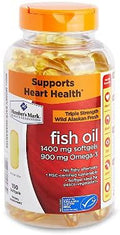Member's Mark 1400mg Triple Strength Wild Alaskan Fresh Fish Oil 150 ct. (Pack of 4) A1