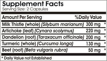 Liver Health Max ~ 180 Capsules - No Additives ~ Naturetition Supplements
