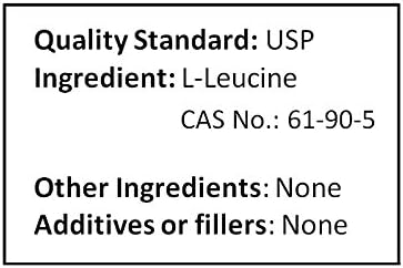 L-Leucine Pure Powder Leucine BCAA (1000 Grams (2.2 lb))