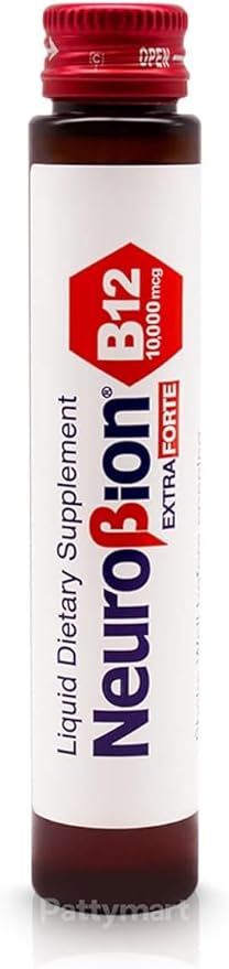 Neurobion Extra Forte B12 10000 mcg Vials Liquid - Extreme Powerful- 10 Vials per Box