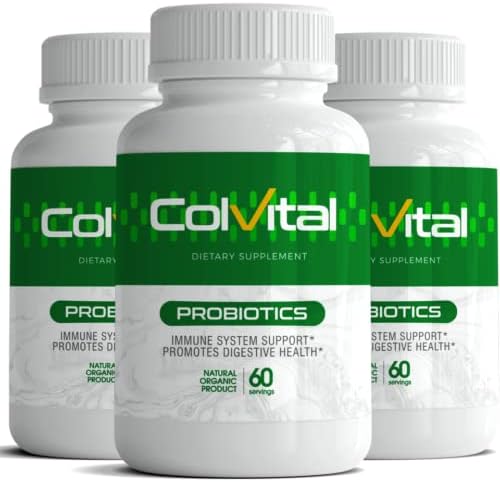 Colvital | Probiotics | Cultured in Immune-Boosting Fruits Vegetables &amp Herbs | Natural Probiotics | Bottle 60 Capsules | Immune System Support | ImprovedFormula (3)
